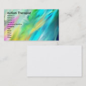 自閉症セラピスト 名刺 (正面/裏面)