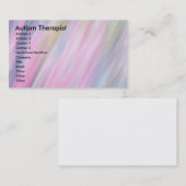 自閉症セラピスト 名刺 (正面/裏面)