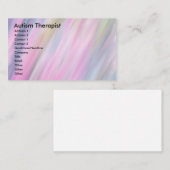 自閉症セラピスト 名刺 (正面/裏面)
