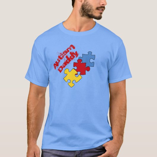 自閉症ダディーシャツ Tシャツ (正面)