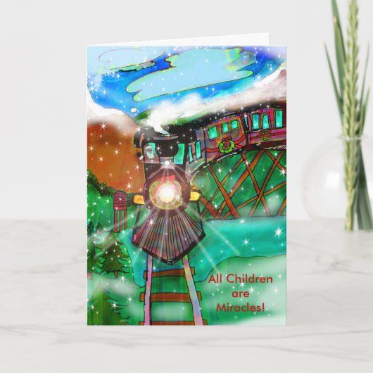 自閉症チャリティクリスマスカード シーズンカード (正面)