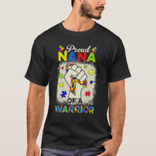 自閉症ナナ自閉症意識の戦士サポートAu Tシャツ