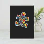 自閉症ノベルティサポート用自閉症シャツ セーブザデート (スタンド正面)