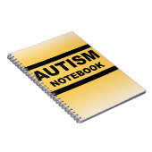 自閉症ノートA神経発散雑誌 ノートブック (右側)