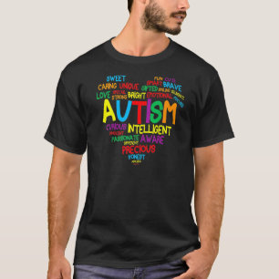 自閉症ハート自閉症誇りを持った意識自閉症ママFa Tシャツ