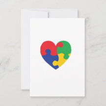 自閉症パズルハート