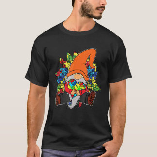 自閉症パズルピースを受け入れる 理解する 愛する ノーム Tシャツ