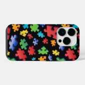 自閉症パズルピース iPhoneケース (裏面横)