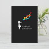 自閉症パズルピースTシャツ自閉症認識度 セーブザデート (スタンド正面)