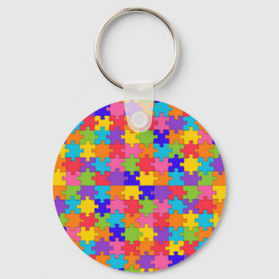 自閉症パズル キーホルダー