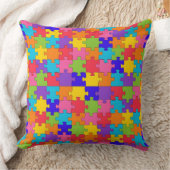 自閉症パズル クッション (ブランケット)