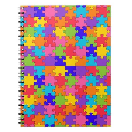 自閉症パズル ノートブック (正面)