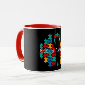 自閉症パズル マグカップ (正面左)