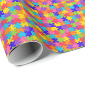 自閉症パズル ラッピングペーパー (ロールコーナー)