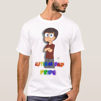 自閉症パパの自慢のTシャツ Tシャツ