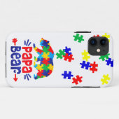 自閉症パパケースメイト丈夫なApple iPhone 11ケース Case-Mate iPhoneケース (裏面(横))