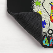 自閉症パパ自閉症啓発戦士サポート自閉症 マウスパッド (コーナー)