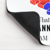 自閉症パーソナライズされた意識特殊Ed先生 マウスパッド (コーナー)