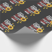 自閉症ヒマワリ特別教育先生 ラッピングペーパー (角)