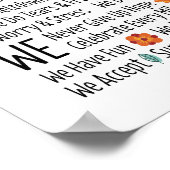 自閉症ファミリーハウスルール ポスター (角)