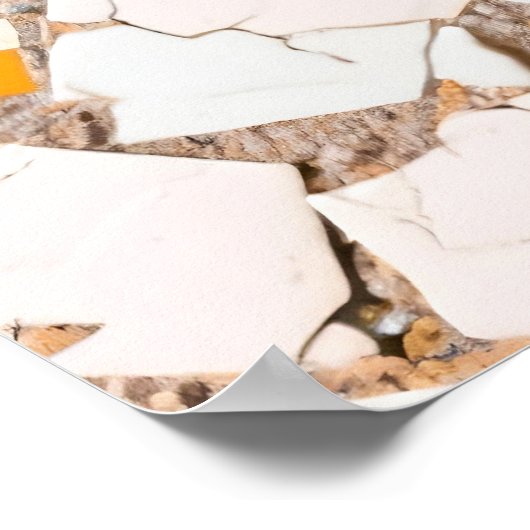 自閉症プライドモザイク脳神経多様性認識度 ポスター (角)