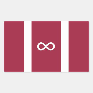 自閉症プライド国旗 長方形シール