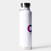 自閉症プライド神経多様性ロゴ ウォーターボトル (右面)