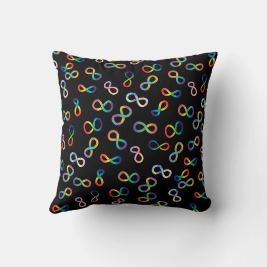 自閉症プライド神経多様性受容 クッション (裏面)