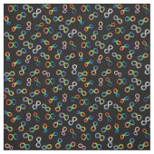 自閉症プライド神経多様性受容 ファブリック (見本)