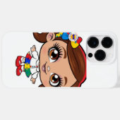 「自閉症プライド:小さな女の子の喜び Case-Mate iPhoneケース (裏面 (横))