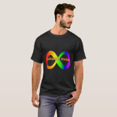 自閉症プライド Tシャツ (正面フル)