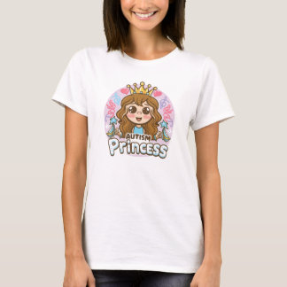 自閉症プリンセスTシャツ – かわいい自閉症A Tシャツ