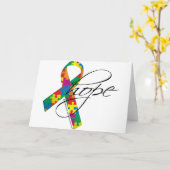 自閉症ホープ2 カード (黄色い花)