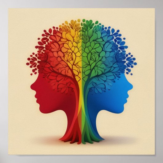 自閉症ポスター ポスター (正面)