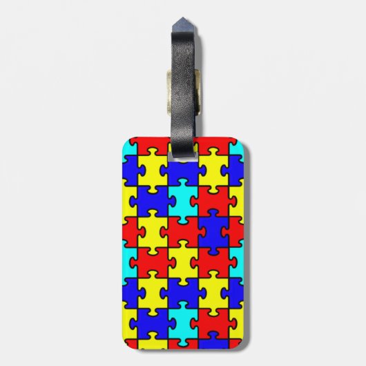 自閉症ママカスタムラゲッジタグ ラゲッジタグ (裏面縦)