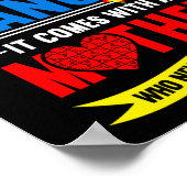 自閉症ママママママフラワーレインボー ポスター (角)