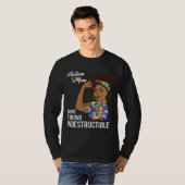 自閉症ママ不死自閉症パズルリボンA Tシャツ (正面フル)