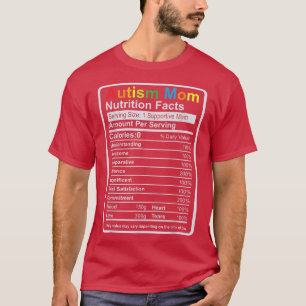 自閉症ママ栄養ファクトADHD自閉症意識 Tシャツ