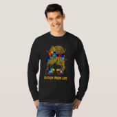 自閉症ママ生活自閉症の認識メッシーブンサングラ Tシャツ (正面フル)