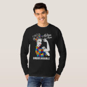 自閉症ママ破れない自閉症意識ギフト4 Tシャツ (正面フル)