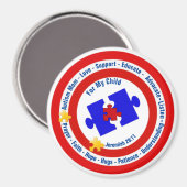 自閉症ママ磁石 マグネット (正面/裏面)