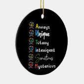 自閉症ママ自閉症意識 セラミックオーナメント (右)