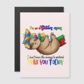 自閉症ママ – スロース (正面/裏面)