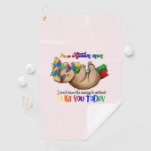 自閉症ママ – スロース ゴルフタオル (インサイチュ)