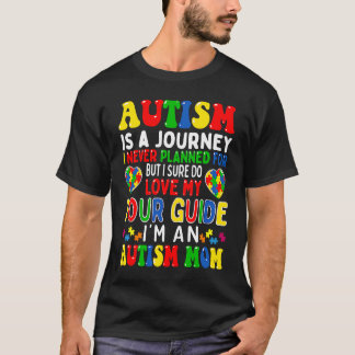 自閉症ママ 自閉症啓発 自閉症は旅 Tシャツ