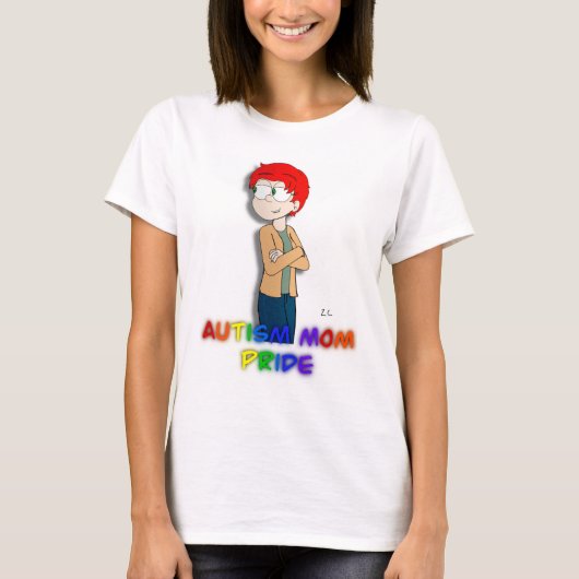 自閉症ママTシャツ Tシャツ (正面)