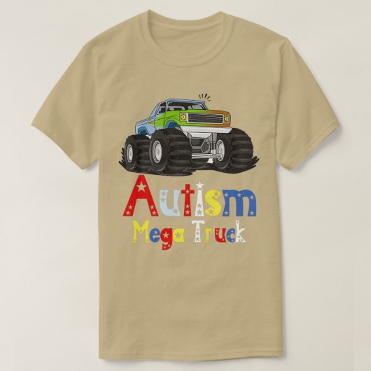 自閉症メガトラック27 Tシャツ (デザイン正面)