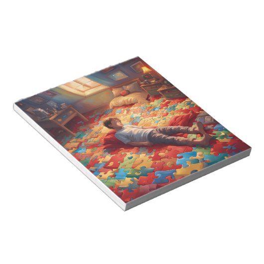 自閉症メモ帳 ノートパッド (アングル)