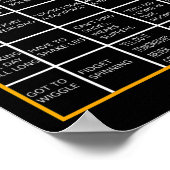 自閉症メンタルヘルス認識度デイアドディビンゴおもしろい ポスター (角)