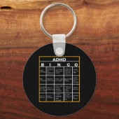 自閉症メンタルヘルス認識度デイアドディビンゴファン キーホルダー (正面)